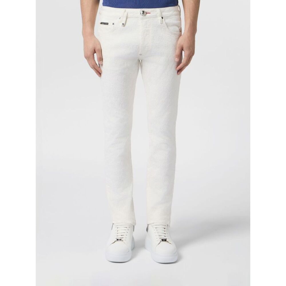 Philipp Plein Jeans Men White